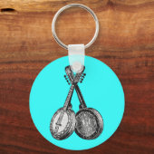 Twee banjos sleutelhanger (Voorkant)