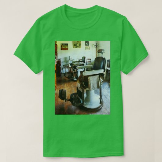 Twee Barber Chairs T-shirt (Design voorkant)