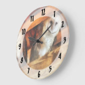 Twee Barn Owls Grote Klok (Hoek)