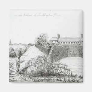 Twee batterijen in Southampton House Magneet