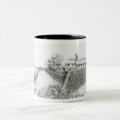 Twee batterijen in Southampton House Tweekleurige Koffiemok (Center)