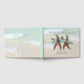 Twee beach Beach Thed Wedding Guest Book Gastenboek (Volledig)