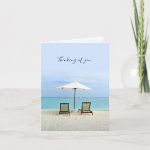 Twee Beach Chairs Custom Wordend Kaarten