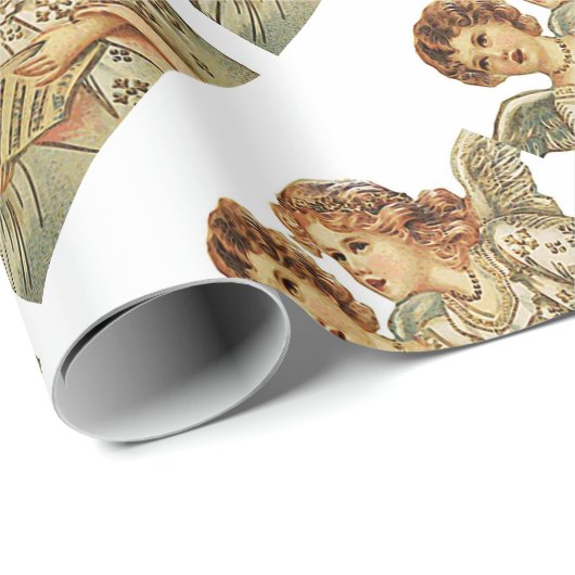 Twee Beauthful Angels Cadeaupapier (Rol Hoek)