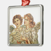 Twee Beauthful Angels Metalen Ornament (Links)