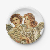 Twee Beauthful Angels Papieren Bordje (Voorkant)