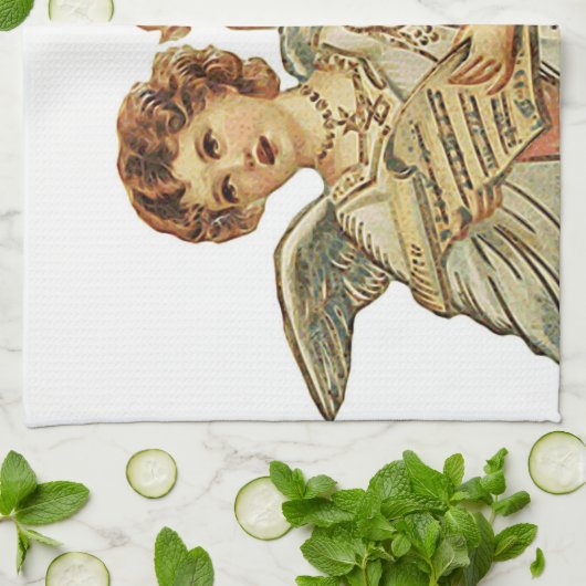 Twee Beauthful Angels Theedoek (Gevouwen)