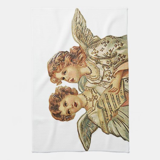 Twee Beauthful Angels Theedoek (Verticaal)