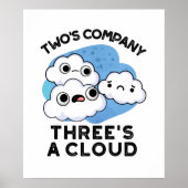 Twee bedrijf zet een wolkenstaartwater poster (Voorkant)