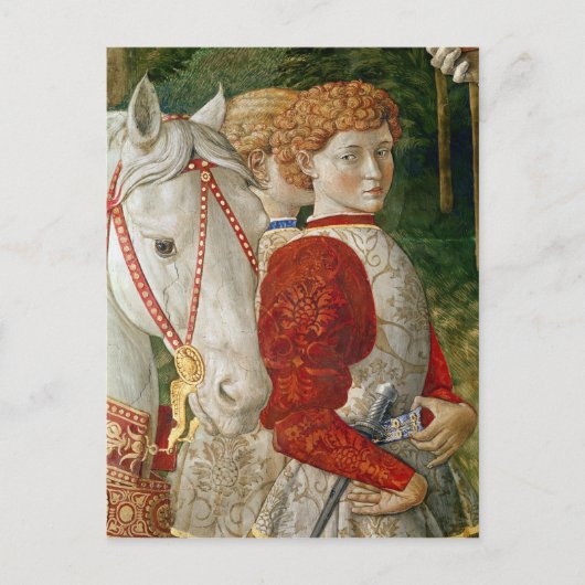 Twee beëdigde aanhangers en het hoofd van Lorenzo Briefkaart (Voorkant)