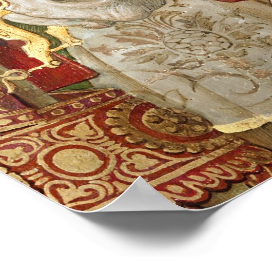 Twee beëdigde aanhangers en het hoofd van Lorenzo Poster (Hoek)