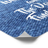 Twee belangrijkste dagen in uw leven Motivatie Poster (Hoek)