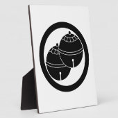 Twee bellen in een cirkel fotoplaat (Zijkant)
