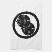 Twee bellen in een cirkel theedoek (Verticaal)