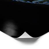 Twee beren in het donkere bos 2 perfect poster (Hoek)