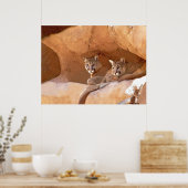 Twee bergen afdrukken poster (Keuken)