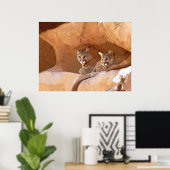 Twee bergen afdrukken poster (Thuiskantoor)