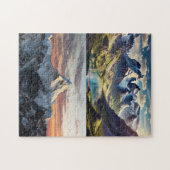 Twee bergen puzzels (Horizontaal)