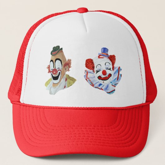 Twee beroemde Clowns-Pet Trucker Pet (Voorkant)