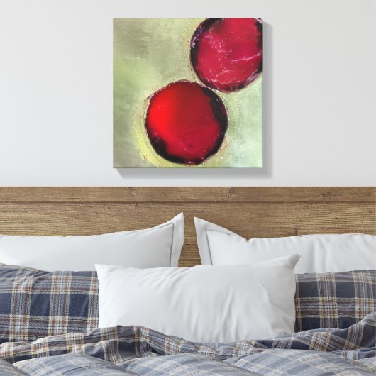 Twee Berries Canvas Afdruk (Insitu (Slaapkamer))