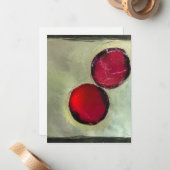 Twee Berries Notitiekaartje (Voorkant / Achterkant in situ)