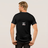 Twee Bessen Tri-Blend Shirt (Achterkant volledig)