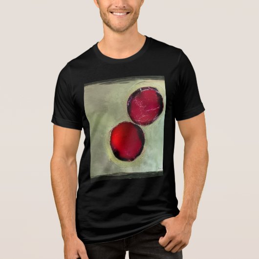 Twee Bessen Tri-Blend Shirt (Voorkant)