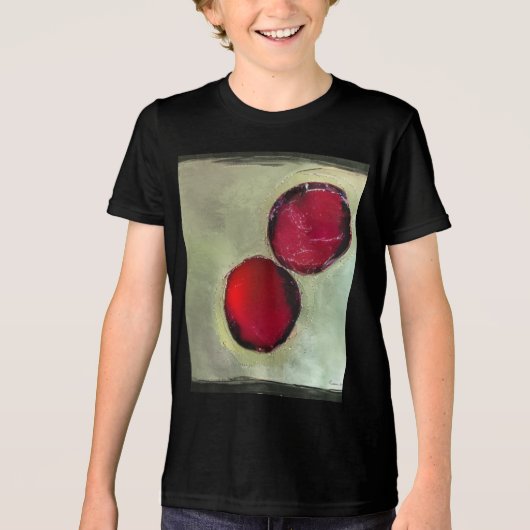 Twee Bessen Tri-Blend Shirt (Voorkant)