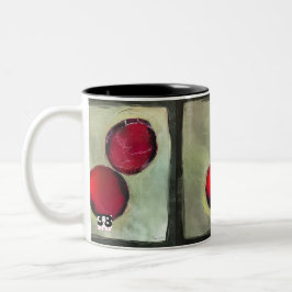 Twee Bessen Tweekleurige Koffiemok