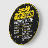 Twee bestuurder: Mijn uurtarief in geel Grote Klok (Hoek)