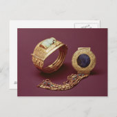 Twee beugels van de Tomb van Tutankhamun Briefkaart (Voorkant / Achterkant)