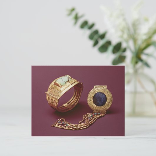 Twee beugels van de Tomb van Tutankhamun Briefkaart (Staand voorkant)