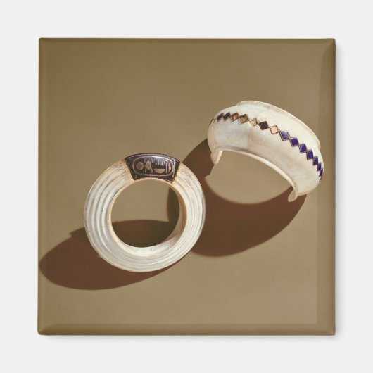 Twee beugels van de Tomb van Tutankhamun Magneet (Voorkant)