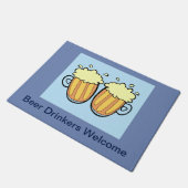 Twee bier deurmat (Schuin)