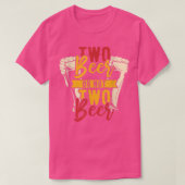 Twee bier of twee bier t-shirt (Design voorkant)
