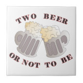 twee bier tegeltje (Voorkant)