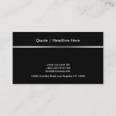 Twee bieren - legante Visitekaartjes voor staven (Achterkant)