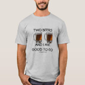 Twee biertjes - een MisterP Shirt (Voorkant)