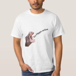 Twee Big Mouth Hippo's T-shirt