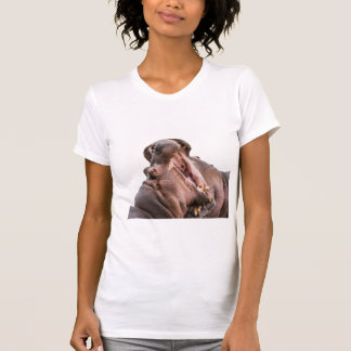 Twee Big Mouth Hippo's T-shirt