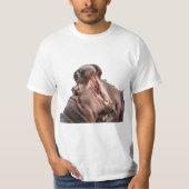 Twee Big Mouth Hippo's T-shirt (Voorkant)