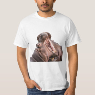 Twee Big Mouth Hippo's T-shirt