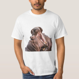 Twee Big Mouth Hippo's T-shirt