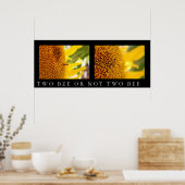 Twee bij of niet twee bij poster (Keuken)