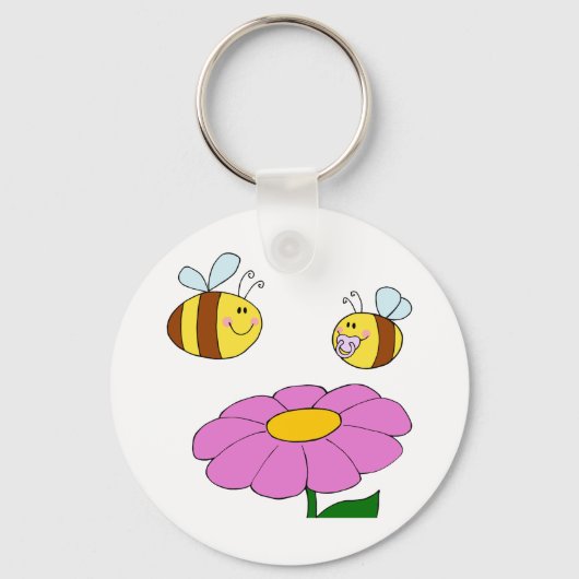 Twee bijen en een Sleutelhanger (Achterkant)