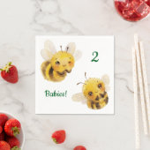 Twee bijen servetten (Insitu)