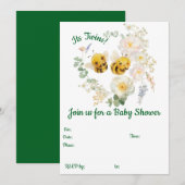 Twee bijen uitnodiging (Voorkant / Achterkant)