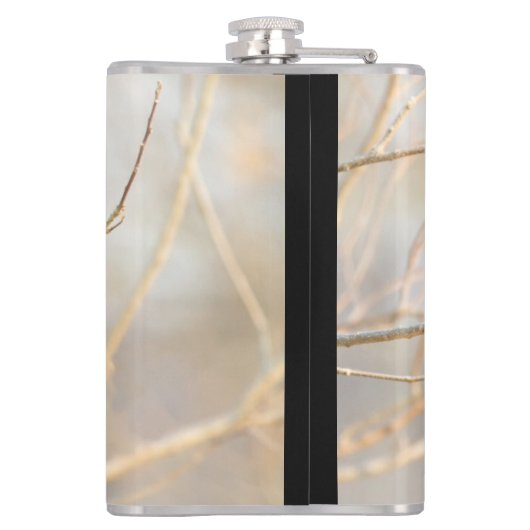 Twee bijeneters heupfles (Achterkant)