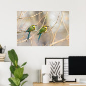 Twee bijeneters poster (Thuiskantoor)