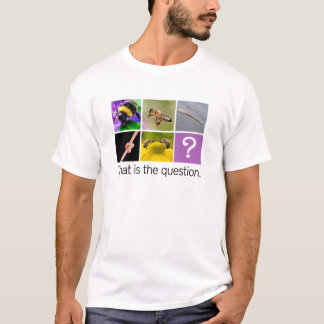 Twee bijenooien met twee bijen, Rebus Puzzle T-shirt